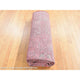 Barn Red, Overdyed Persian, Pure Wool Hand Knotted Oriental Rug, 8'1"x11'