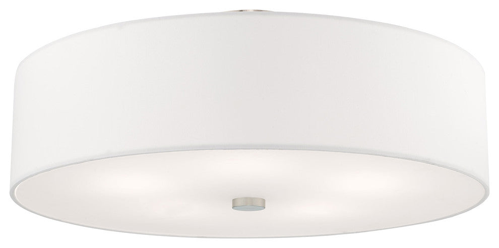 Livex Lighting Brushed Nickel 5-Light Ceiling Mount