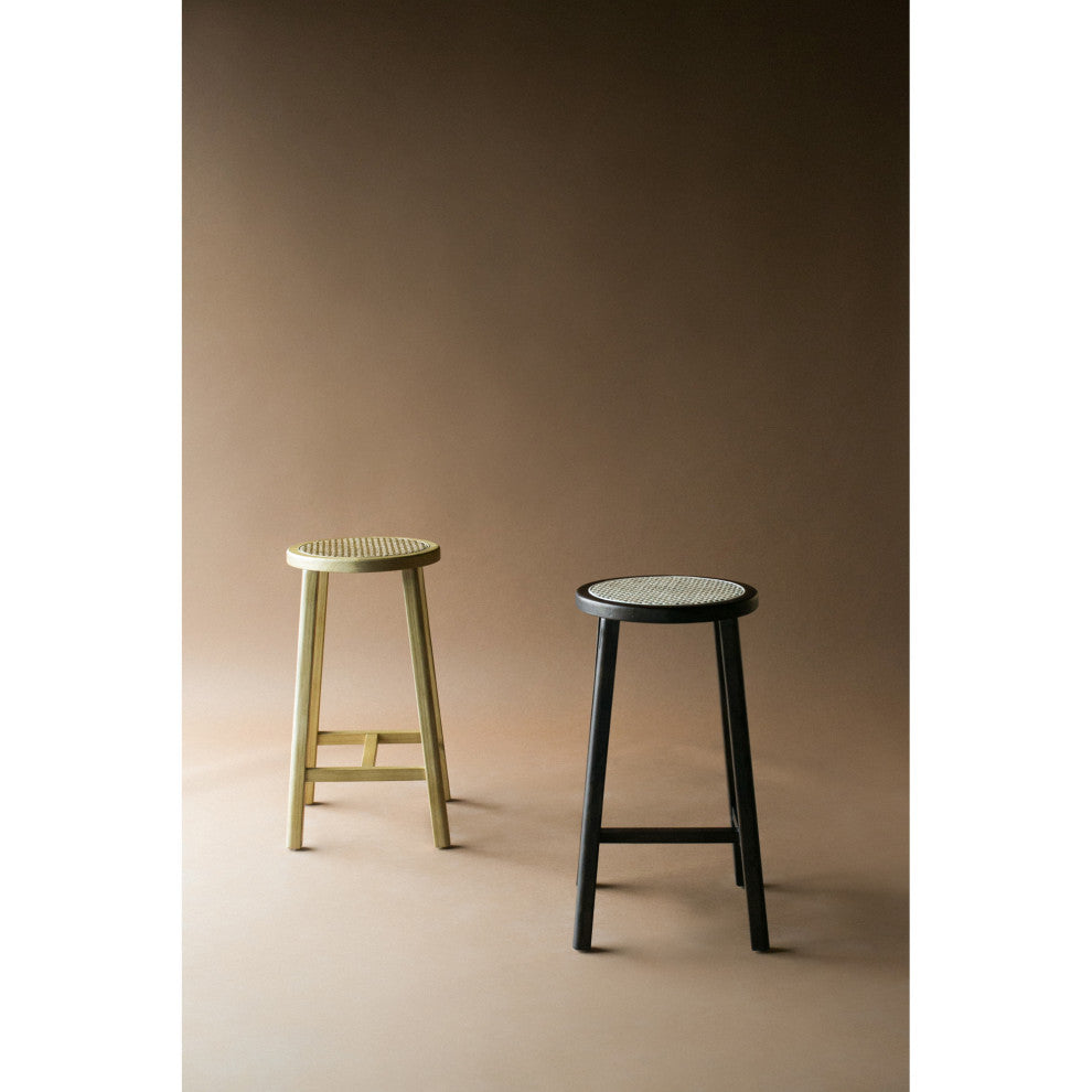 Mid - Century Modern Mcguire Barstool Natural - Natural