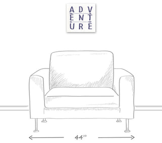 Adventure Arrows 12x12 Canvas Wall Art