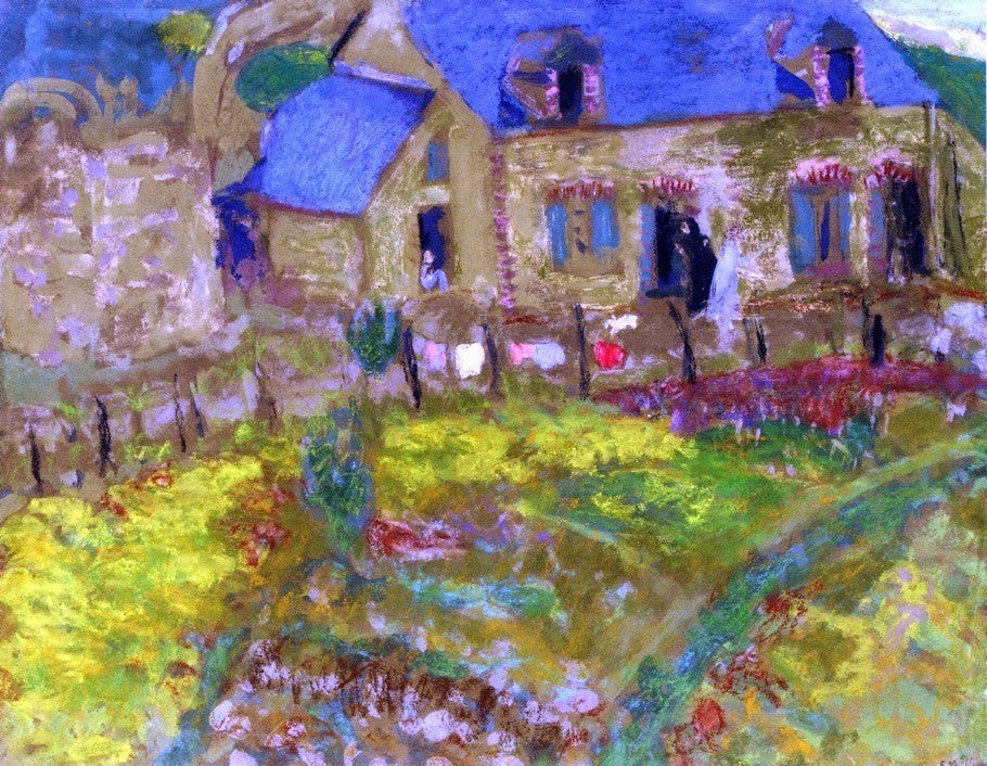 Edouard Vuillard Breton House, 21"x28" Gallery Wrapped Canvas Print