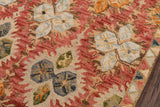 Tangier Hand-Hooked Rug, Red, 5'x8'