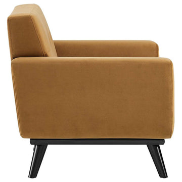 Engage Performance Velvet Armchair