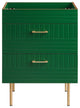 Daybreak 24" Bathroom Vanity Cabinet, Sink Basin Not Included, Green