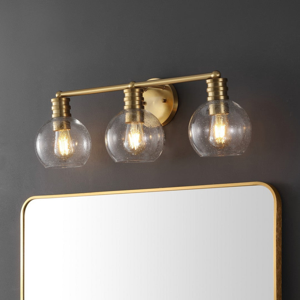 Safavieh Sunetta 3Lt 26.375" Sconce, Brass