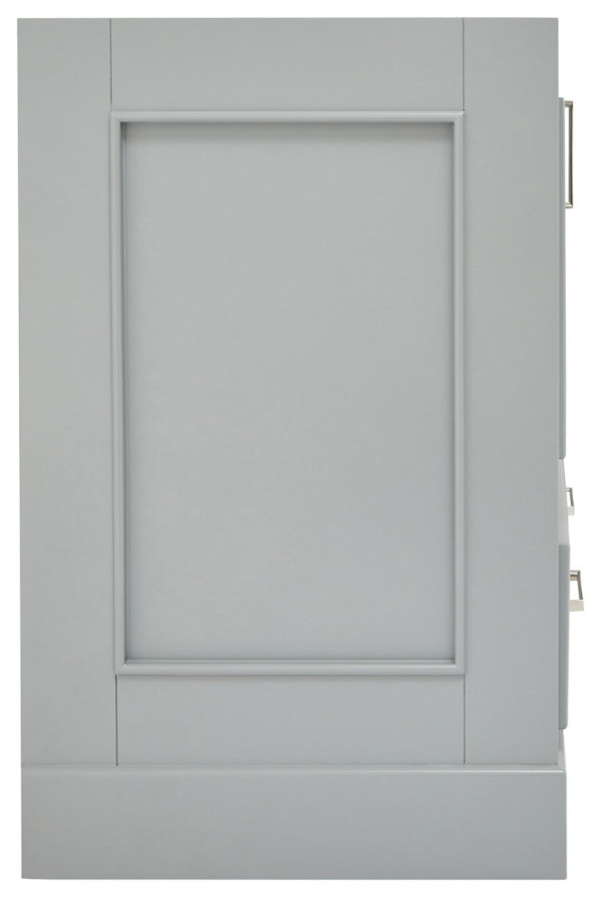 Ariel Stafford 36" Single Sink Bathroom Vanity Base, Gray