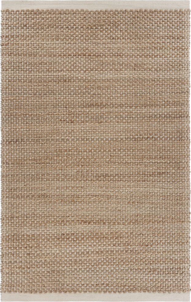 8' X 10' Tan Hand Loomed Area Rug