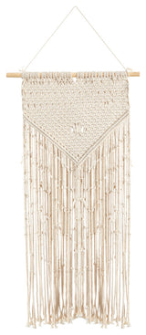 34" x 18" Hand Crafted Boho Macrame Wall Hanging Decor