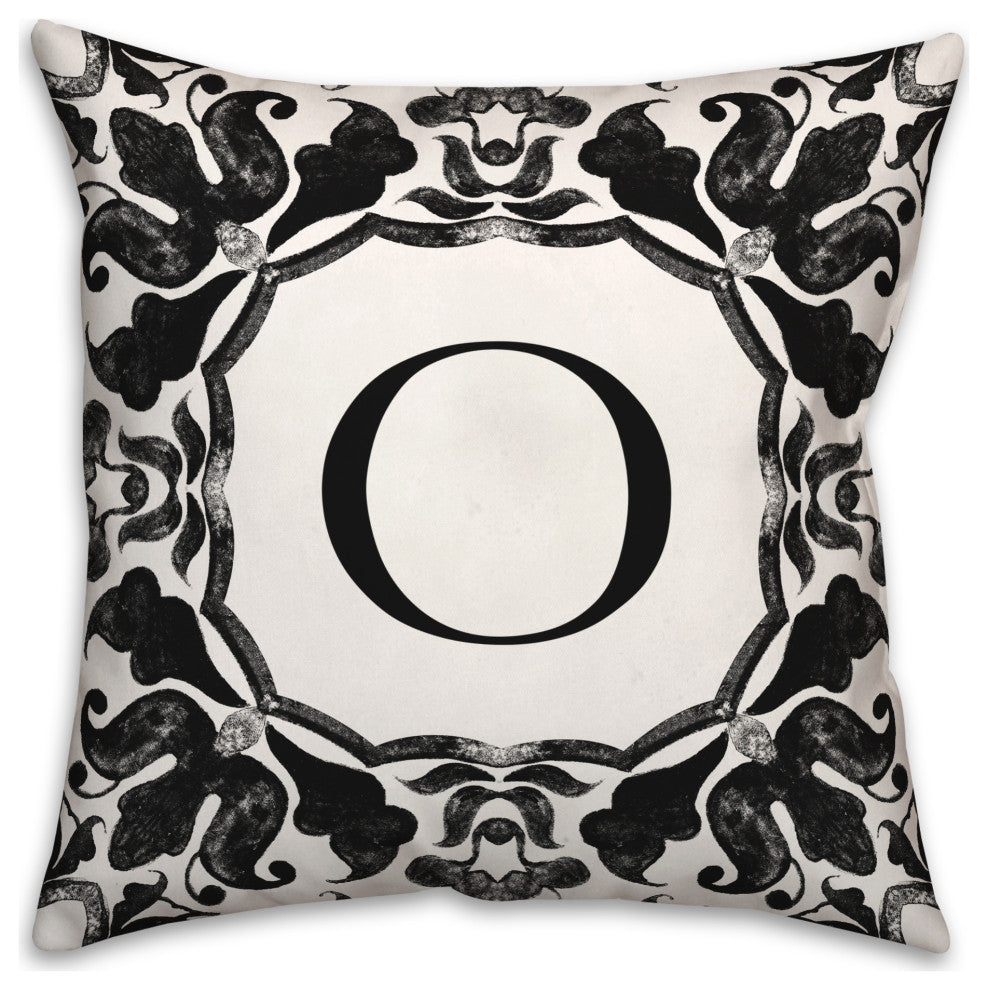 O Monogram 18x18 Indoor / Outdoor Pillow