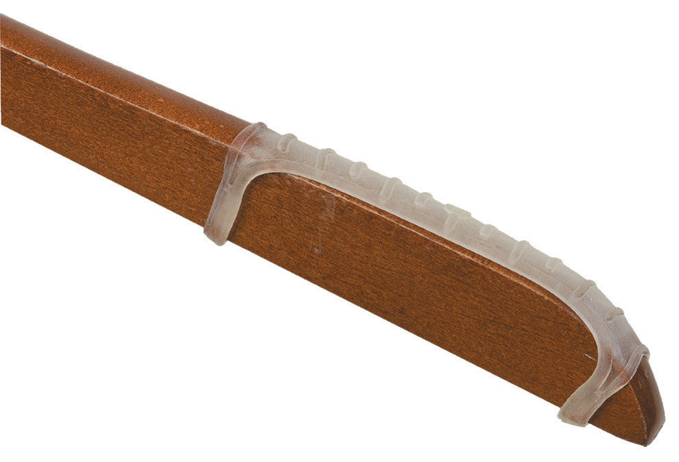 Non-Slip Rubber Hanger Grips Clear, Box of 100