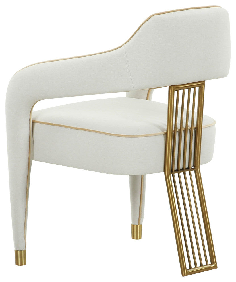 Corralis Cream Linen Dining Chair