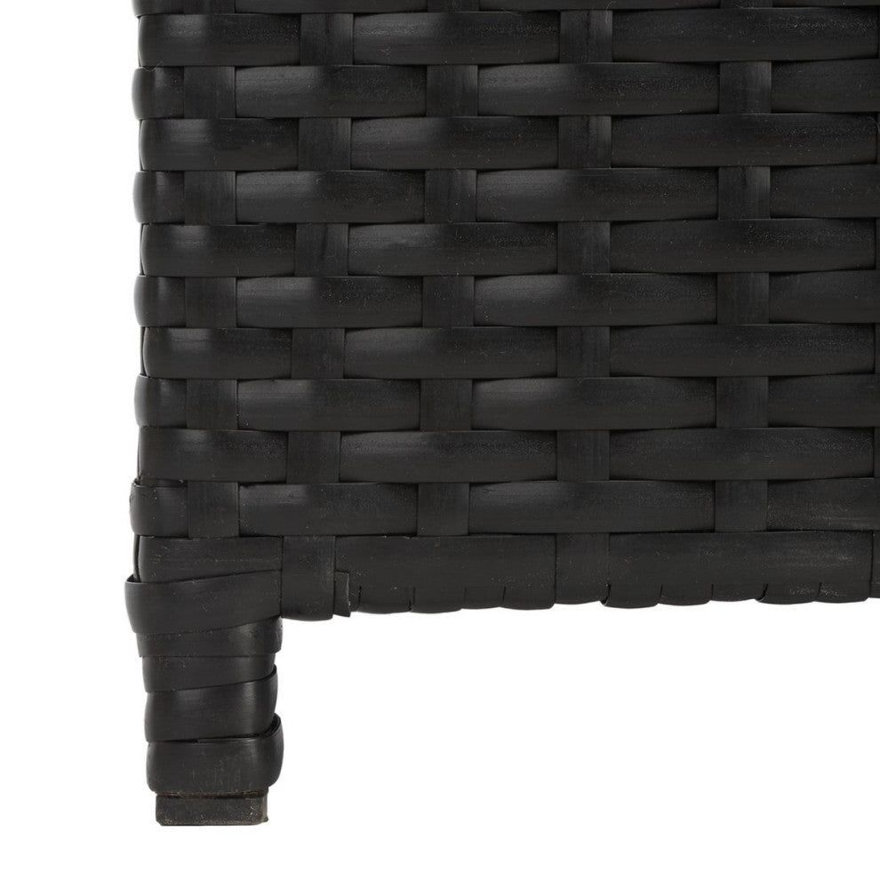 Safavieh Outdoor Serapis Trash Bn Black
