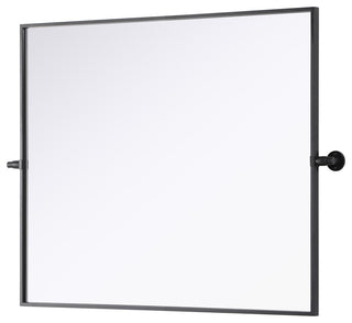 Home Living 30x36 Pivot Mirror, Black