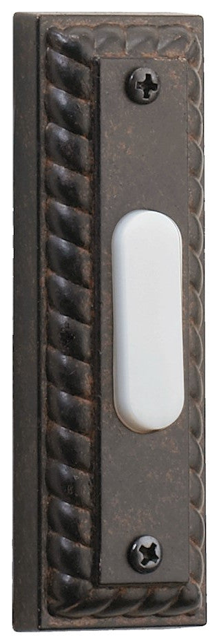 Quorum Door Chime Button, Toasted Sienna