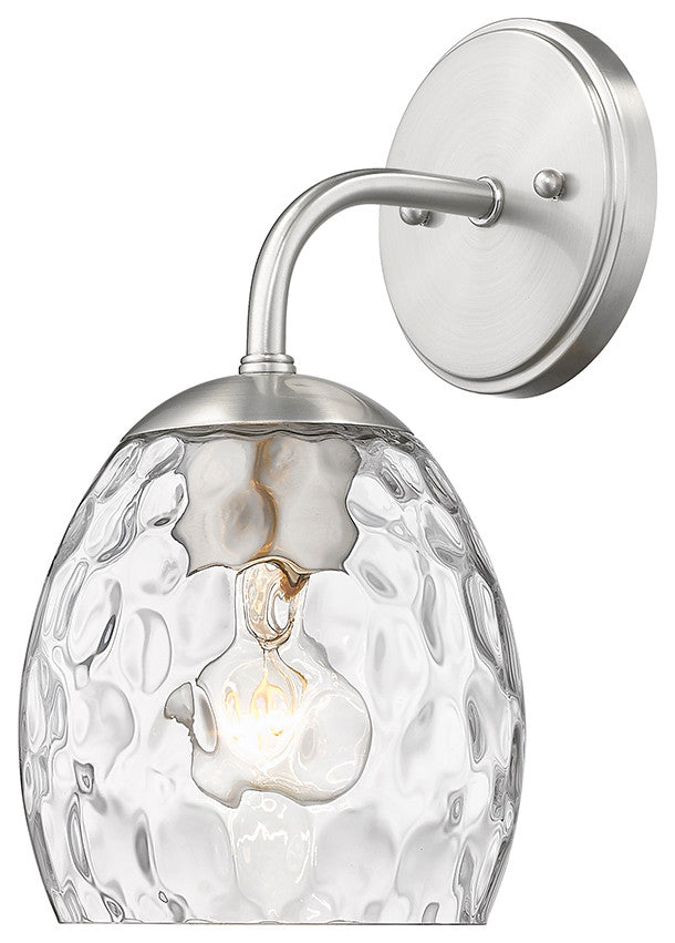 1 Light 6.25" Brushed Nickel Sconce