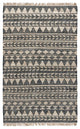 Classic Home Solana Distressed Black Natural 2.6x8 Rug