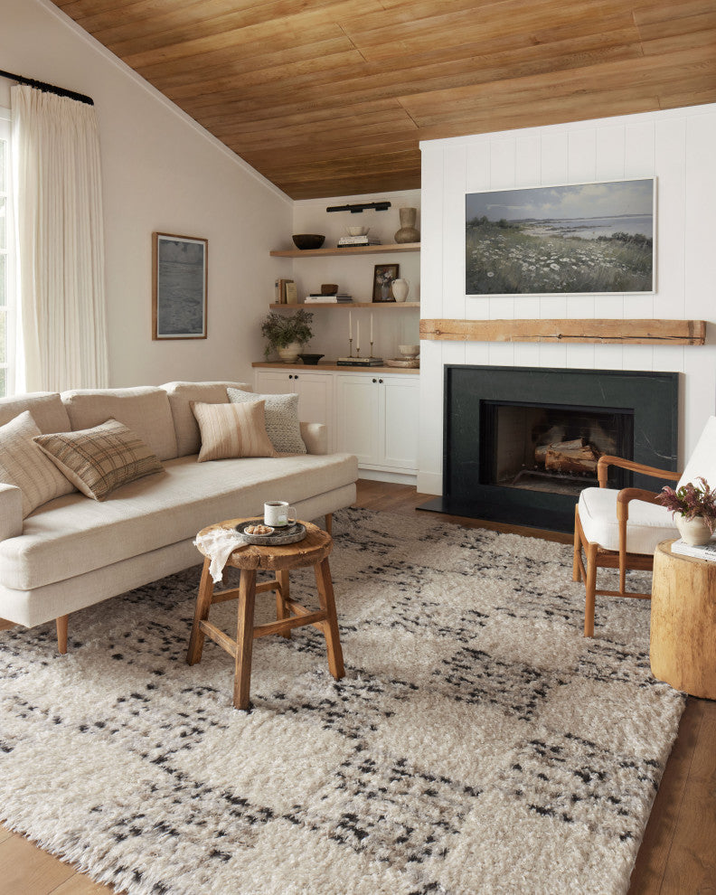 Angela Rose x Loloi Amira Ivory / Granite 2''-7" x 12''-0" Runner Rug