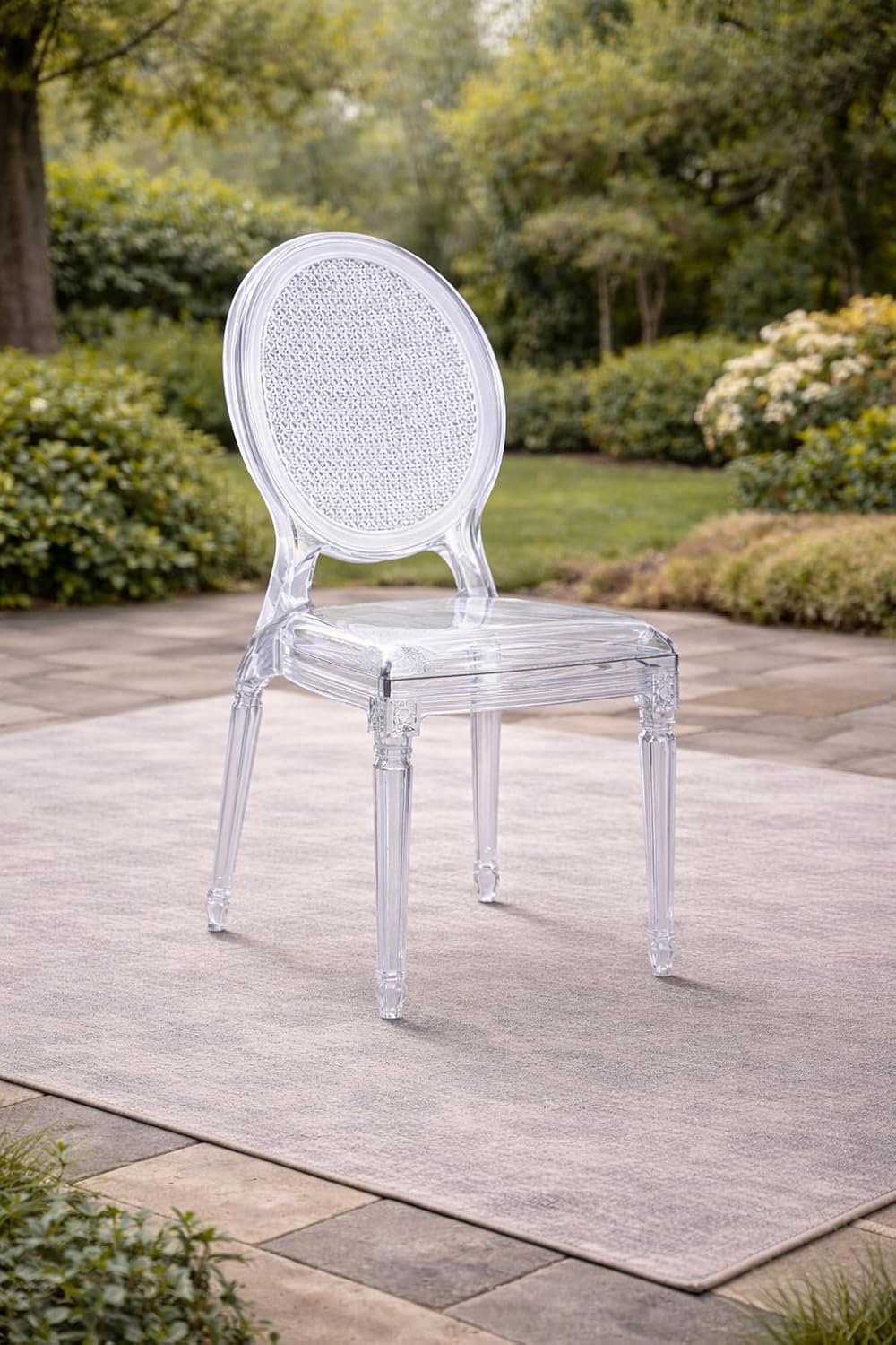 Stackable Side Ghost Style Dining Room Chair Chair Modern Designer Kitchen Clear