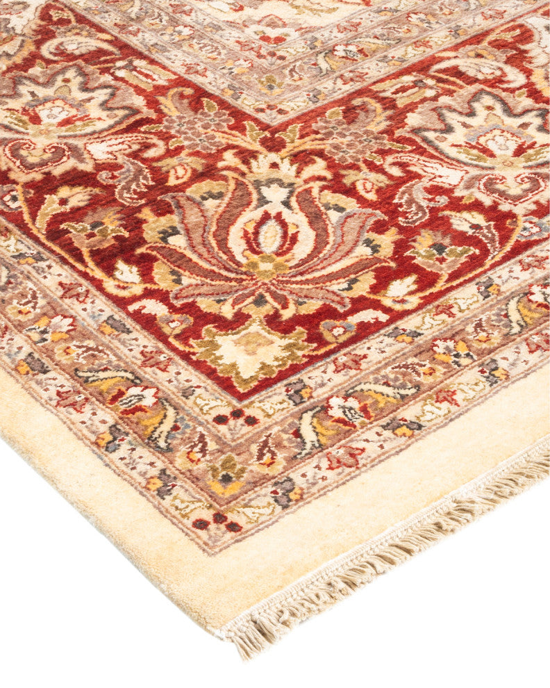 Bokaro, One-of-a-Kind Hand-Knotted Area Rug Ivory, 9'1"x12'4"