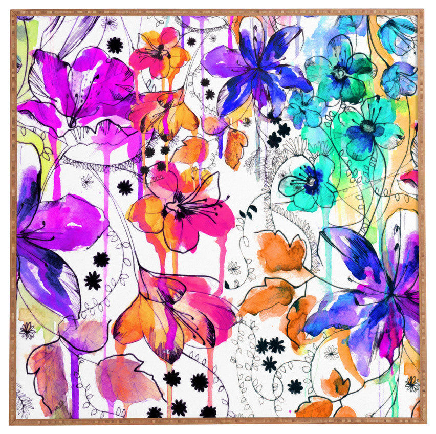 Deny Designs Holly Sharpe Lost In Botanica 1 Framed Wall Art