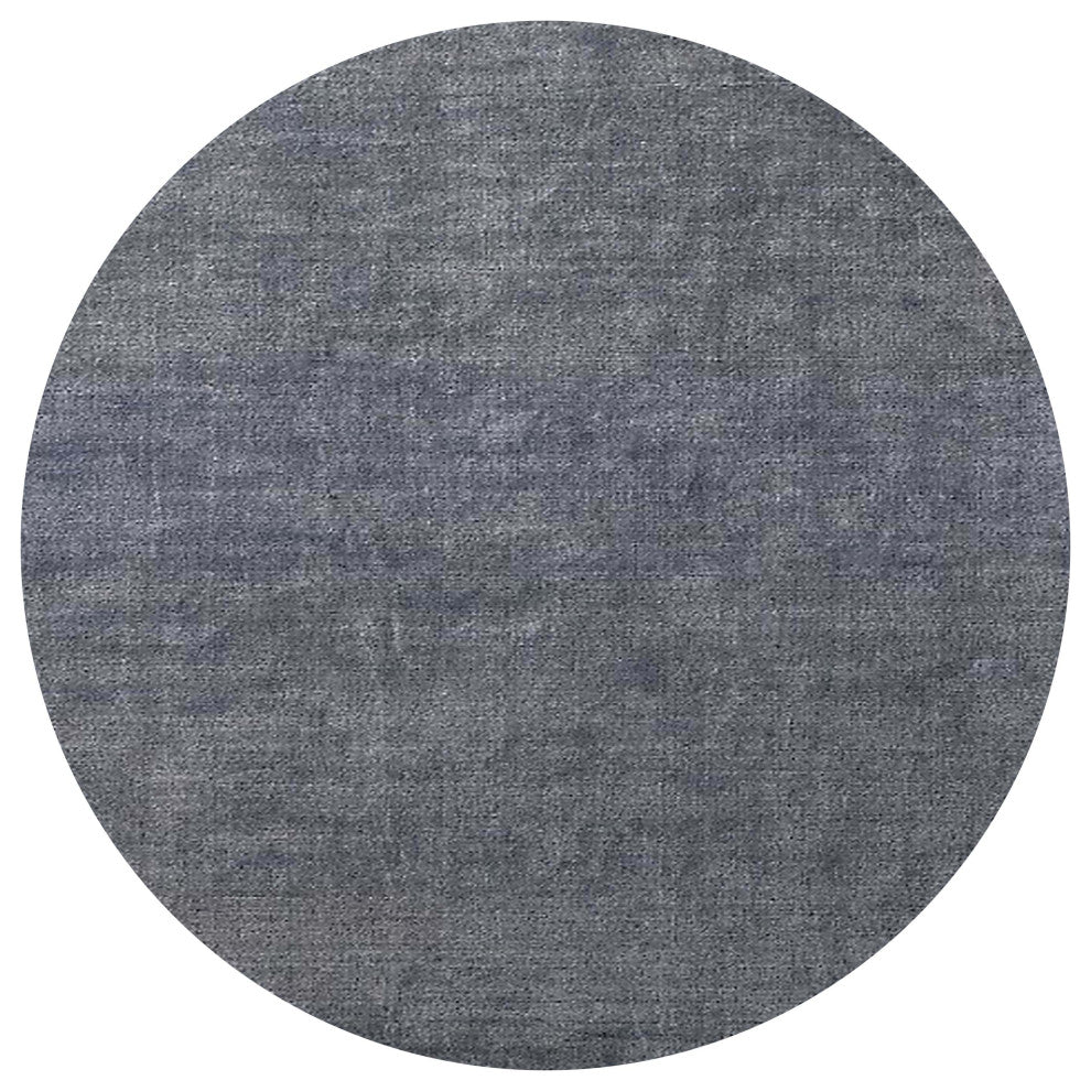Ahgly Company Indoor Round Mid-Century Modern Area Rugs, 6' Round