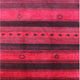 Ahgly Company Indoor Square Mid-Century Modern Area Rugs, 6' Square