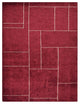 HAND KNOTTED LOOM SILK ECO-FRIENDLY AREA RUGS-Rectangle,Red Beige,Geometric