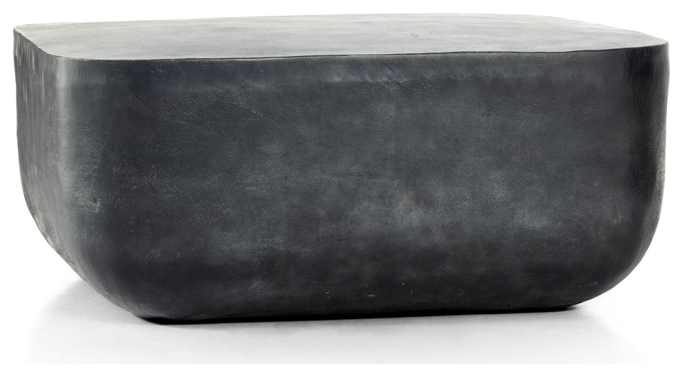 Basil Square Coffee Table-Aged Grey