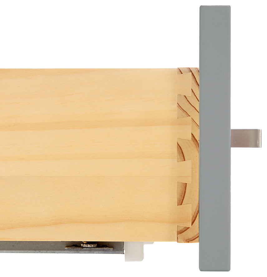 ARIEL Cambridge 73" Double Rectangle Sink Bathroom Vanity Grey with Quartz Top