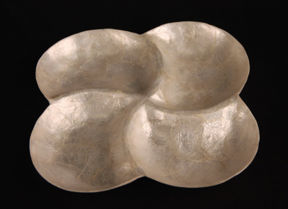 Natural Capiz Clove Tray