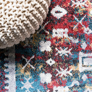 Dhiya Distressed Kilim Runner Rug, Multi, 3'x5'