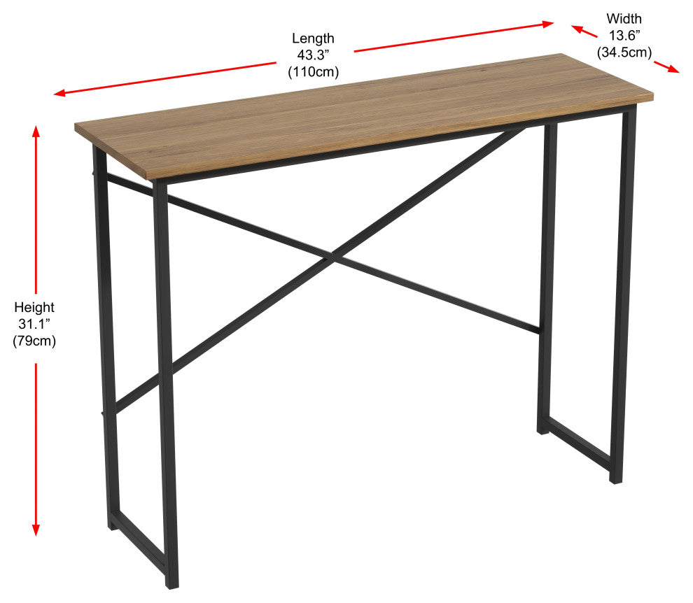 Home Living 43" Console Table, Natural Driftwood
