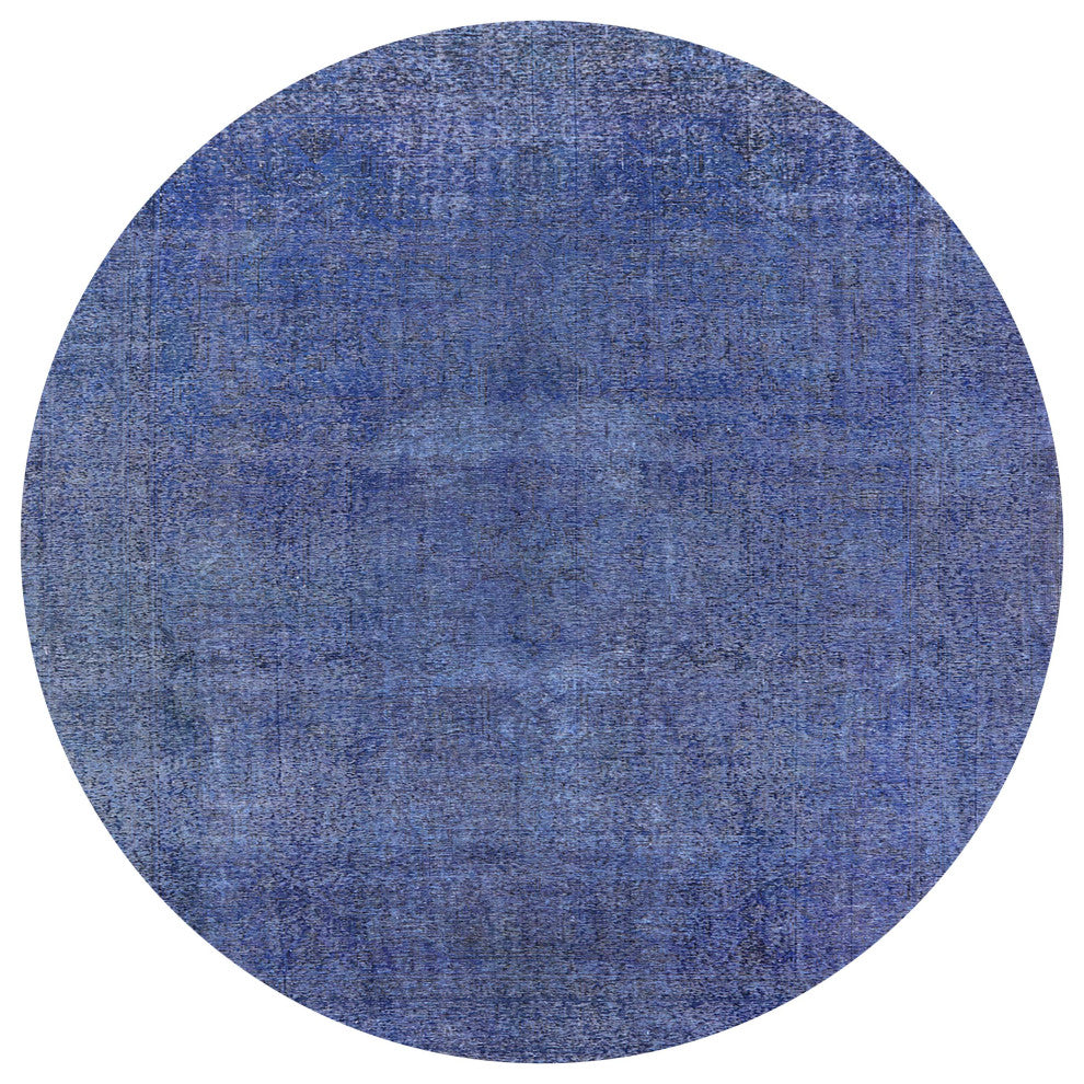 Ahgly Company Indoor Round Mid-Century Modern Area Rugs, 4' Round