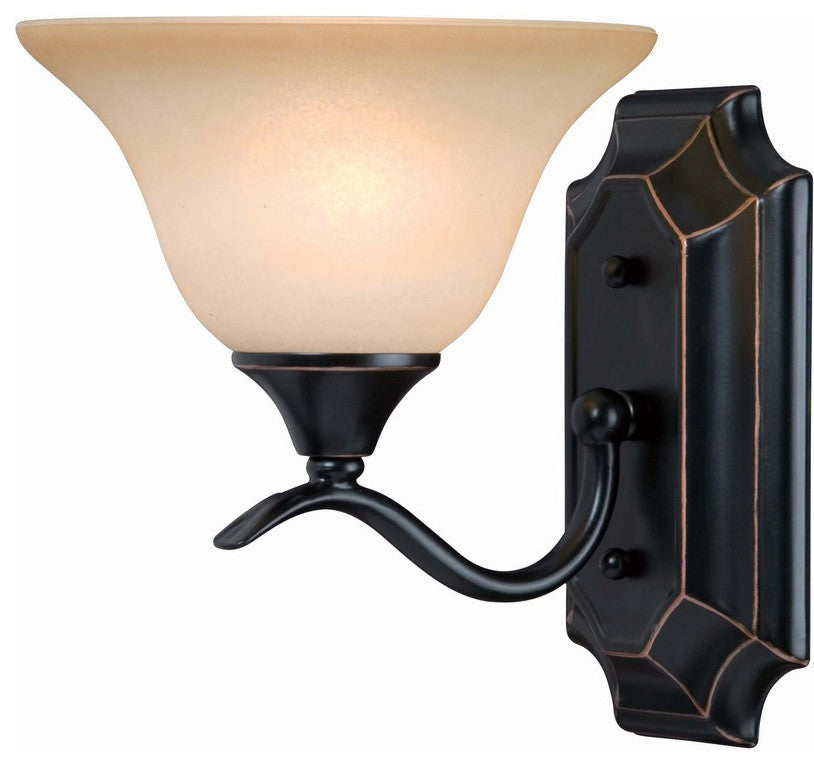 Dover Series Oil Rubbed Bronze 1-Light Wall Sconce