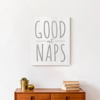 Good At Naps 16x20 Canvas Wall Art