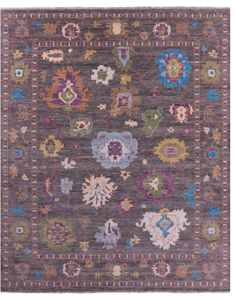 12' 3" X 15' 6" Turkish Oushak Hand-Knotted Wool Rug - Q15832