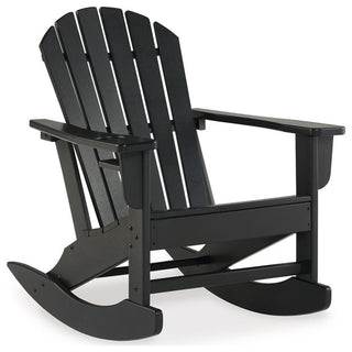 Sundown Treasure Black Outdoor Rocking Chair