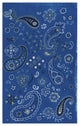 "Farm Nostalgia Blue Paisley" Digital Paper Print by Danhui Nai, 21"x32"