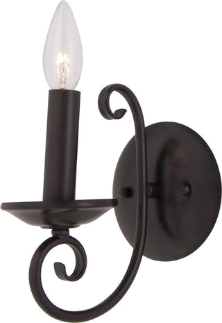 Maxim Lighting Loft 1-Light Wall Sconce, Oil Rubbed Bronze - 70001OI