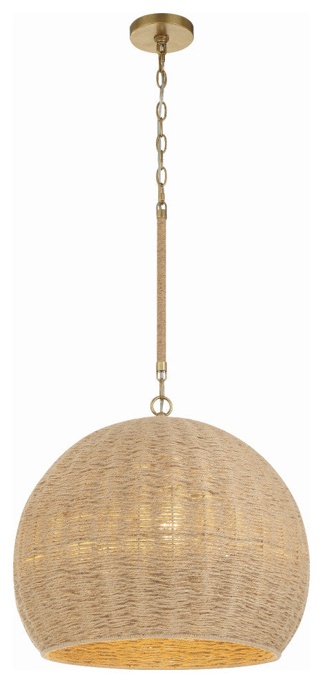 Jace 3-Light Soft Gold Pendant