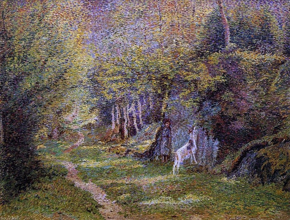 Adrien Heymans The Dom Forest, Gallery Wrapped Canvas Print, 21"x28"
