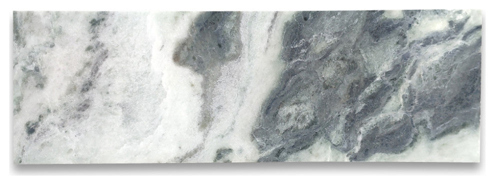 Sagano Vibrant Green Marble 4x12 Tile Honed, 100 sq.ft.