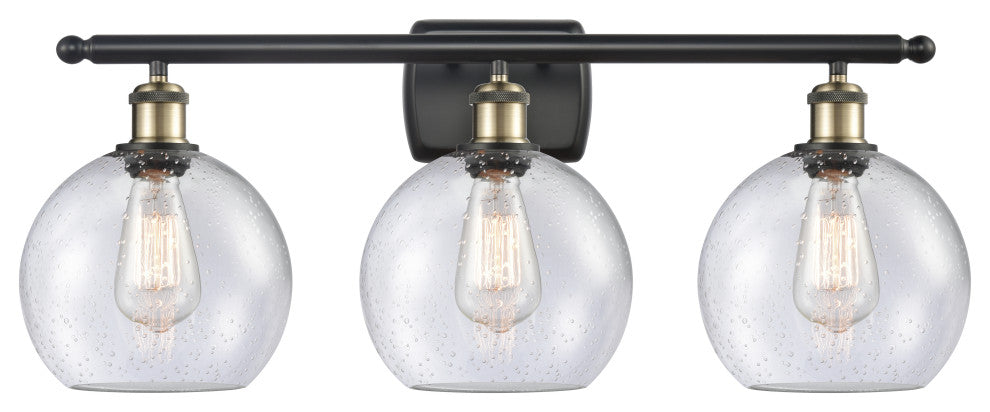 Innovations Lighting 516-3W-BAB-G124-8 Athens 3 Light 26" Bath Vanity Light