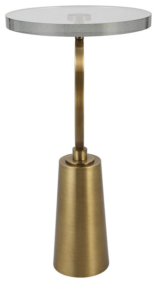 Uttermost Ringlet Brass Accent Table 25178