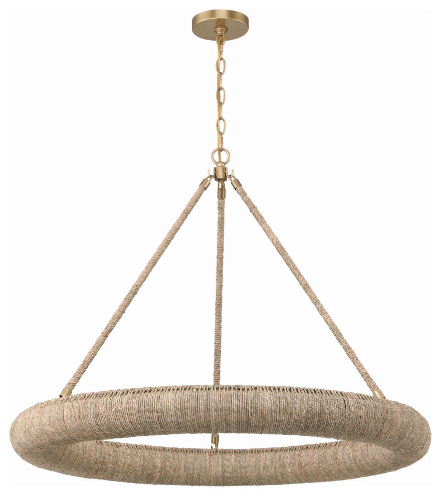 Crystorama Oakley 8 Light Soft Gold Chandelier