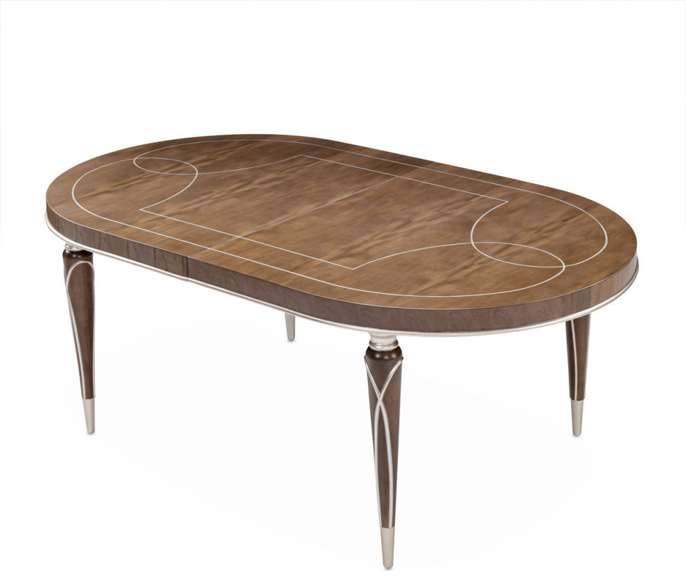 Villa Cherie Oval Dining Table - Hazelnut