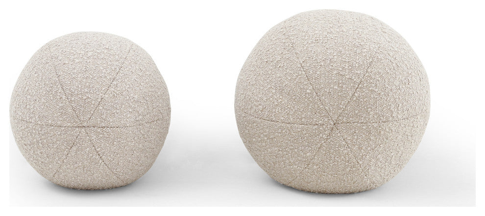 Balle Pillow-Knoll Sand-Set of 2-12.5"