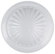 Tumulo Metal Drapery Medallion Holdback, Glossy White