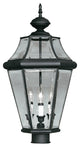 Georgetown Outdoor Post Head, Black