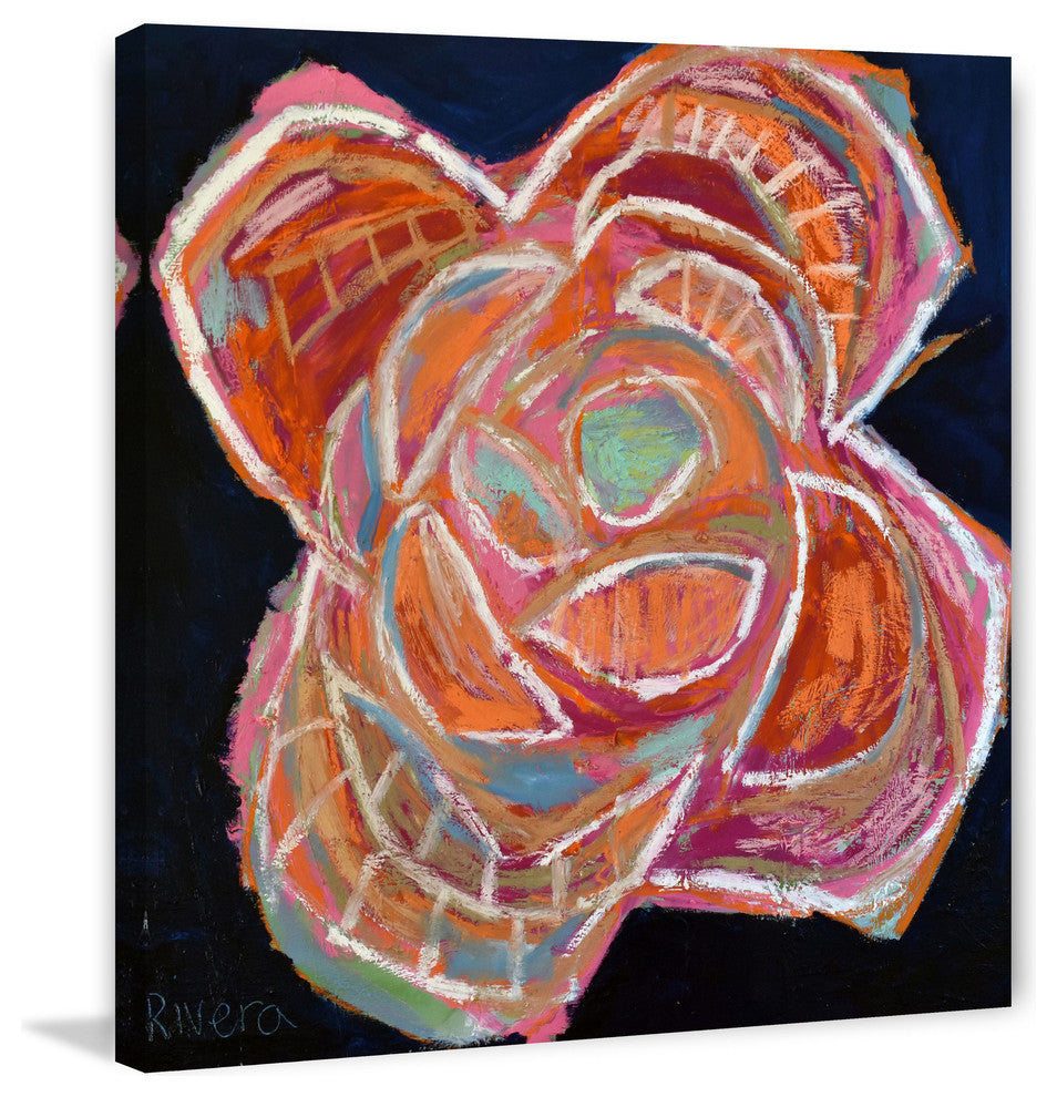 Marmont Hill, "Colorful Magnolia II" by Michelle Rivera on Wrapped Canvas, 24x24